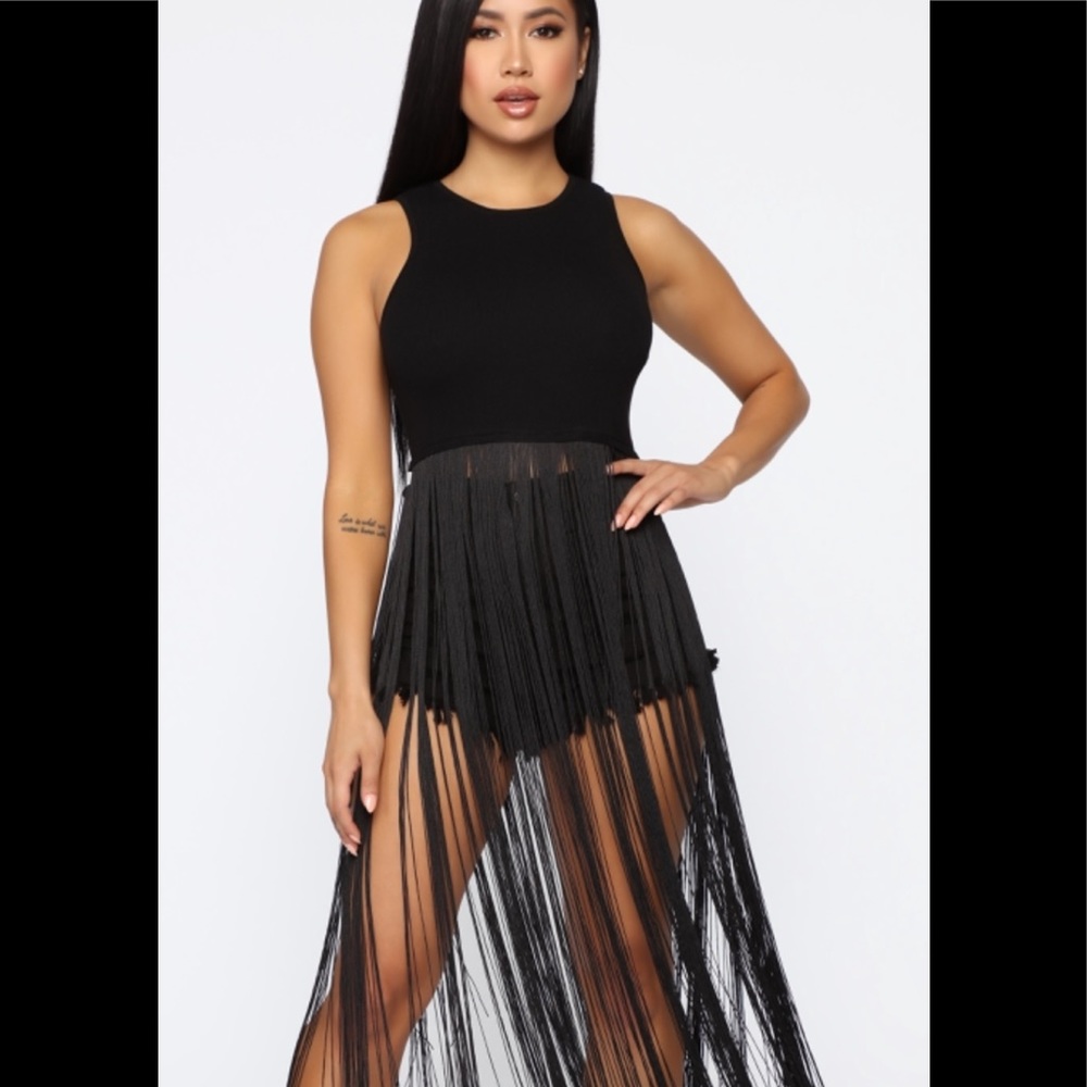 NWT White Fringe Top - Picture 5 of 6